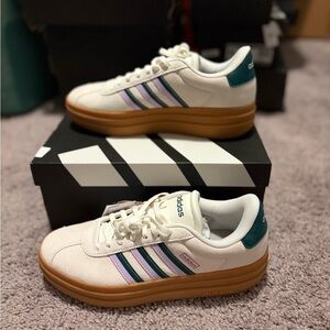 Adidas VL Court Bold Sneakers in Black and White